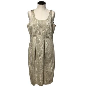 MICHAEL Michael Kors | Dresses | Michael Kors Gold Chain Print Dress Nwt  Size 8 | Poshmark